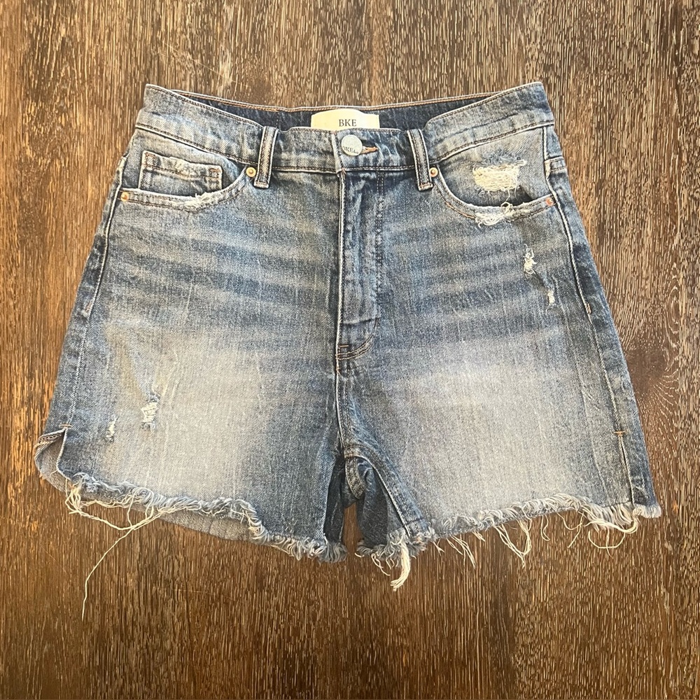 Buckle BKE Parker Distressed Cutoff Denim Jean Shorts Size 24